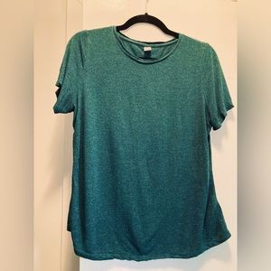 Emerald Green Luxe Sparkle Top from Old Navy